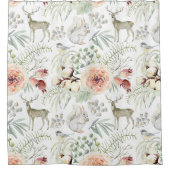 Muster der Naturwälder Duschvorhang (Vorderseite)