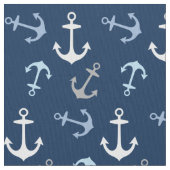 Muster der Nautischen Marine Blau und Grau Stoff (Nahaufnahme)