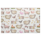 Muster der niedlichen Aquarellfarm Stoff (Fat Quarter (45,7 x 55,9 cm))