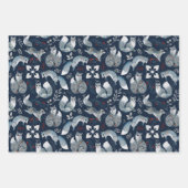 Muster der Niedlichen Fox Whimsical Woodland Fores Geschenkpapier Set (Vorderseite)