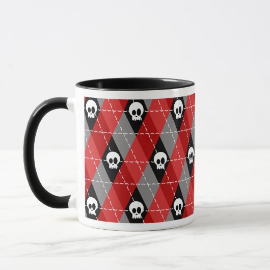 Muster der niedlichen Raute Tasse (Links)
