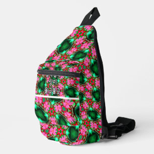 Muster der niedlichen Wüste-Rose Crossbody Bag