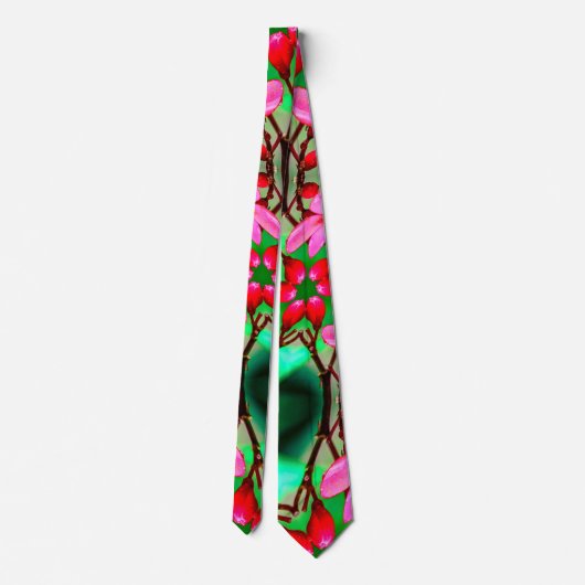 Muster der niedlichen Wüste-Rose Krawatte (Rückseite)