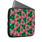Muster der niedlichen Wüste-Rose Laptopschutzhülle (Vorne Rechts)
