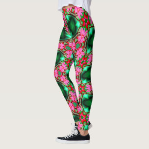 Muster der niedlichen Wüste-Rose Leggings