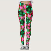 Muster der niedlichen Wüste-Rose Leggings (Vorderseite)