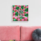Muster der niedlichen Wüste-Rose Leinwanddruck (Insitu (Wohnzimmer))