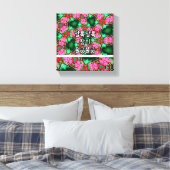 Muster der niedlichen Wüste-Rose Leinwanddruck (Insitu (Schlafzimmer))