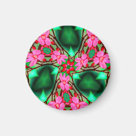 Muster der niedlichen Wüste-Rose Magnet