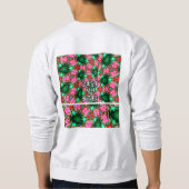 Muster der niedlichen Wüste-Rose Sweatshirt (Rückseite)