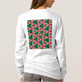 Muster der niedlichen Wüste-Rose T-Shirt (Rückseite)