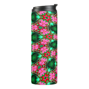 Muster der niedlichen Wüste-Rose Thermosbecher