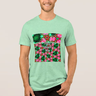 Muster der niedlichen Wüste-Rose Tri-Blend Shirt