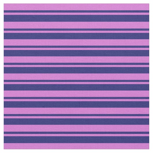Muster der orchid- und Midnight Blue Stripes Stoff (Nahaufnahme)