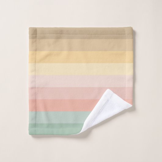 Muster der Osterfarben Badhandtuch Set (Waschlappen)