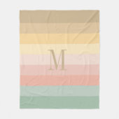 Muster der Osterfarben Fleecedecke (Vorderseite)