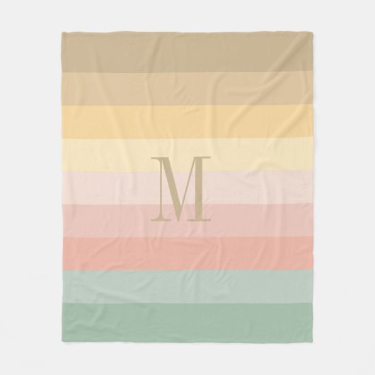 Muster der Osterfarben Fleecedecke (Vorderseite)