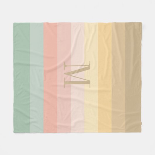 Muster der Osterfarben Fleecedecke (Vorderseite (Horizontal))