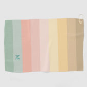 Muster der Osterfarben Golfhandtuch (Horizontal)