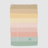 Muster der Osterfarben Golfhandtuch (Vorderseite)