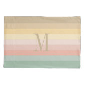 Muster der Osterfarben Kissenbezug (Rückseite)