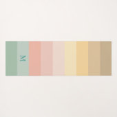 Muster der Osterfarben Yogamatte (Rückseite (Horizontal))