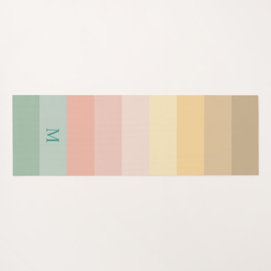 Muster der Osterfarben Yogamatte (Rückseite (Horizontal))