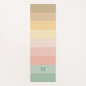 Muster der Osterfarben Yogamatte (Vorderseite)