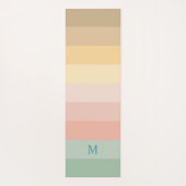 Muster der Osterfarben Yogamatte (Rückseite)