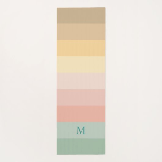 Muster der Osterfarben Yogamatte (Rückseite)