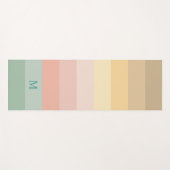 Muster der Osterfarben Yogamatte (Vorderseite (Horizontal))