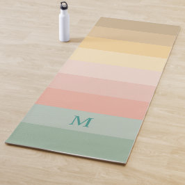 Muster der Osterfarben Yogamatte