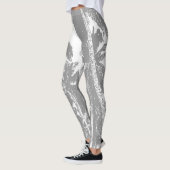 Muster der Palm Tree-Blätter Leggings (Links)