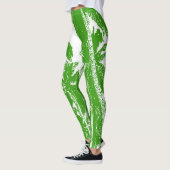 Muster der Palm Tree-Blätter Leggings (Links)