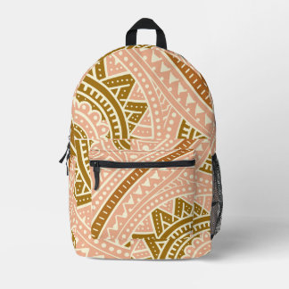 Muster der Papiertasche schneiden Bedruckter Rucksack