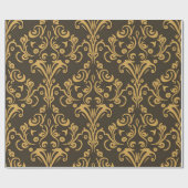 Muster der pastellfarbenen Papyrus-Blume Geschenkpapier (Flach)