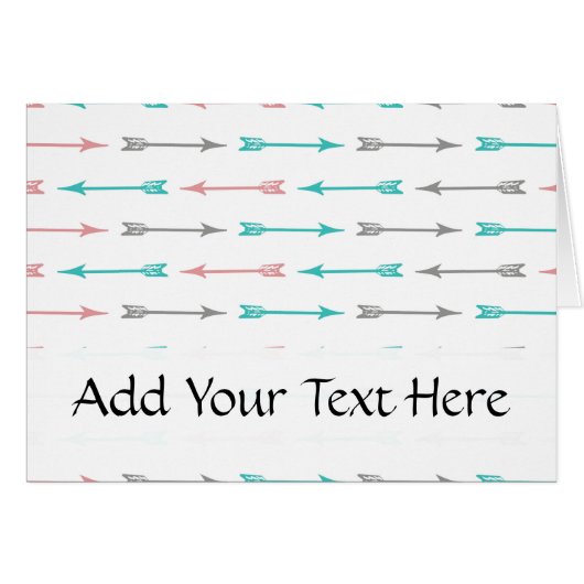 Muster der Pfeile, farbige Pfeile, geflochtene Pfe (Vorderseite (Horizontal))