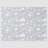 Muster der Pfeile für Hirschbären und Wolken Seidenpapier (Vorderseite)