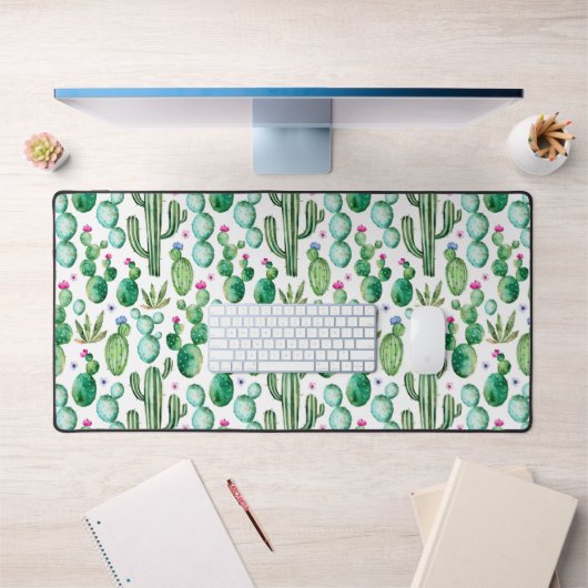 Muster der Pflanze für Aquarellfarben Schreibtischunterlage (Büro 1)