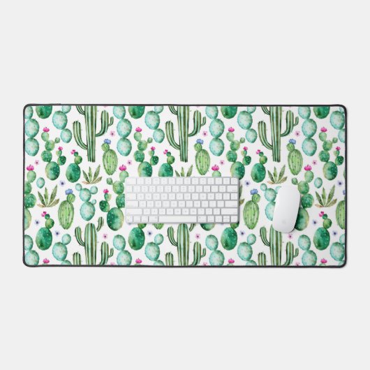 Muster der Pflanze für Aquarellfarben Schreibtischunterlage (Tastatur & Maus)