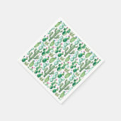 Muster der Pflanze für Aquarellfarben Serviette (Ecke)