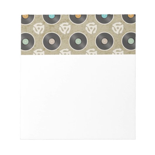 Muster der Platten Notizblock (Vorderseite)