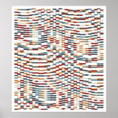 Muster der Polynomfunktion  Poster (Vorne)
