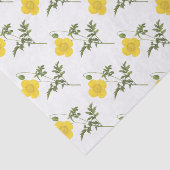 Muster der Poppy-Blume Seidenpapier (Ausschnitt)