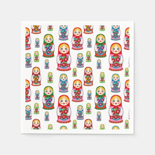 Muster der Puppe Serviette (Vorderseite)