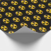 Muster der Radioaktivität Geschenkpapier (Ecke)