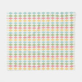 Muster der Raute Pastel Fleecedecke (Vorderseite (Horizontal))