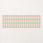 Muster der Raute Pastel Yogamatte (Rückseite (Horizontal))