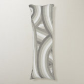 Muster der Regenbogenstreifen auf neutraler/beige  Seitenschläferkissen (Vorderseite Vertikal)