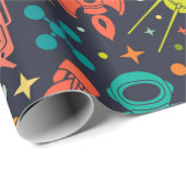 Muster der ReRo-Raumeinheit Geschenkpapier (Rolleneckpunkt)